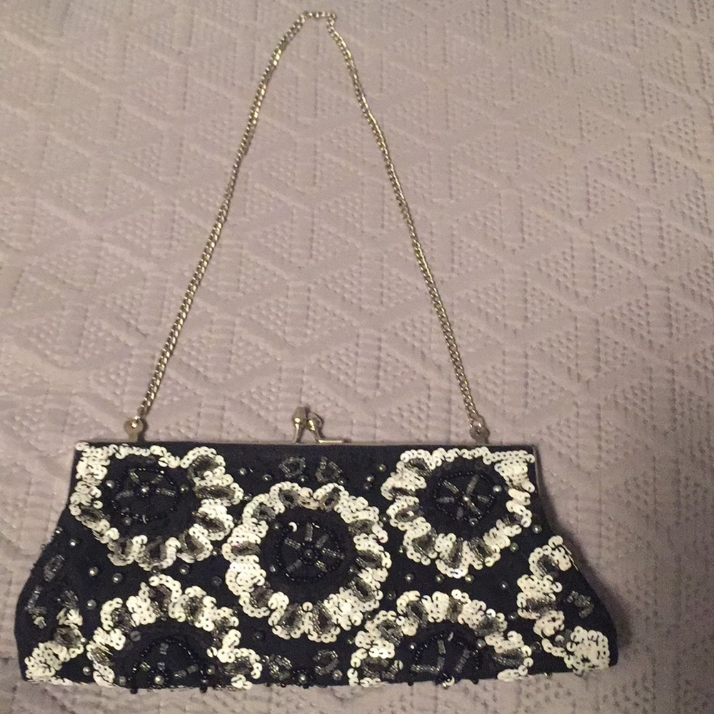Black and White Evening Purse